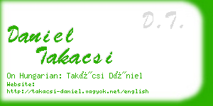 daniel takacsi business card